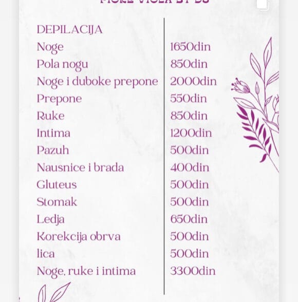 Depilacije šećernom pastom Novi Sad