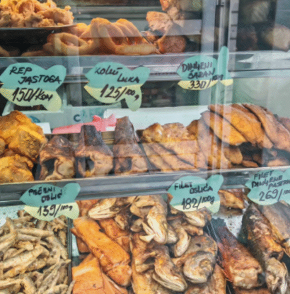 Sveža i pečena morska i rečna riba Voždovac