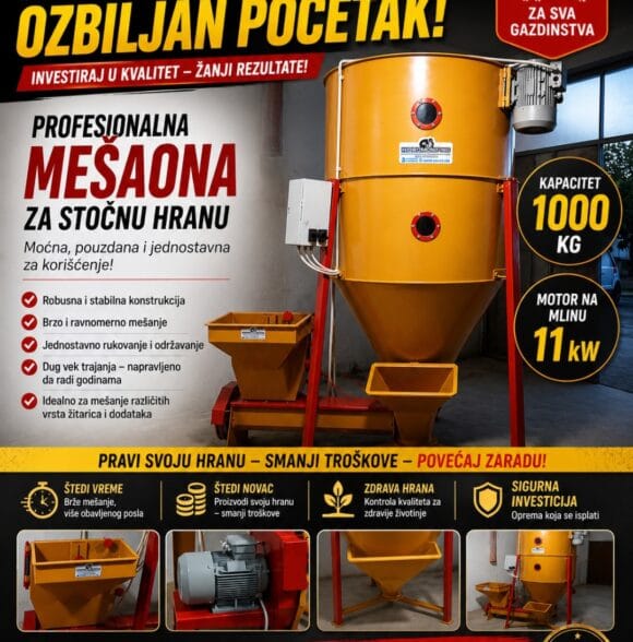 Proizvodnja opreme za mešanje stočne hrane Bogatić
