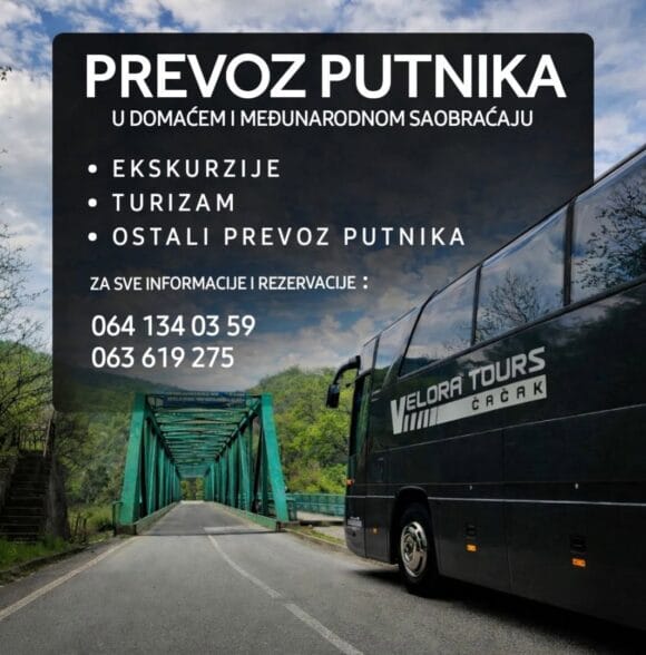 Pouzdan prevoz putnika Čačak